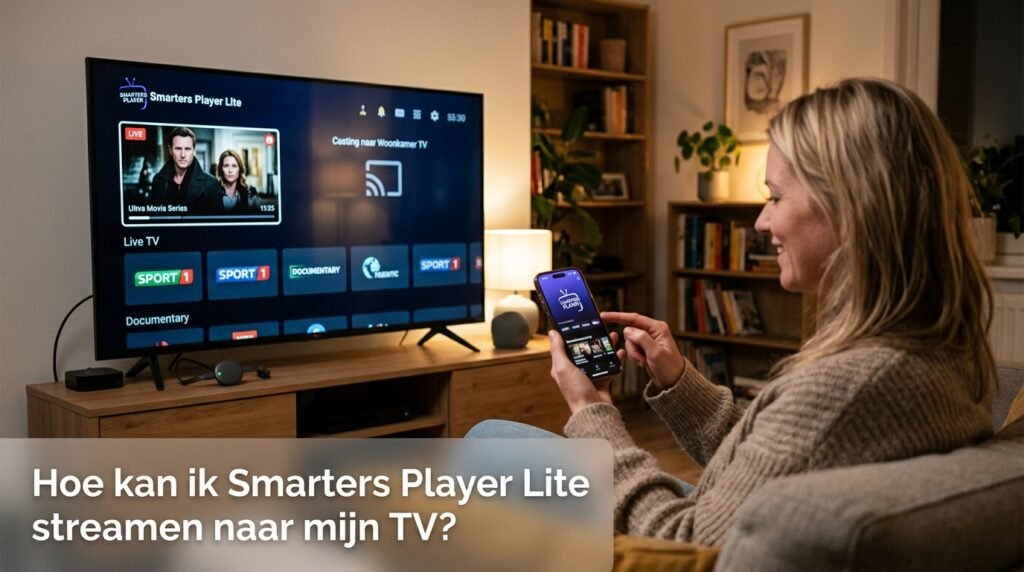 Hoe kan ik Smarters Player Lite streamen naar mijn TV